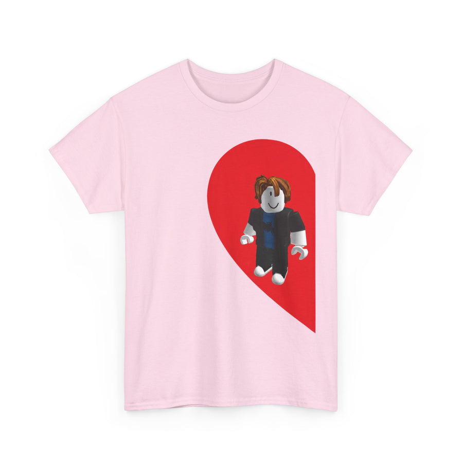 Roblox Guy Half Heart T-Shirt