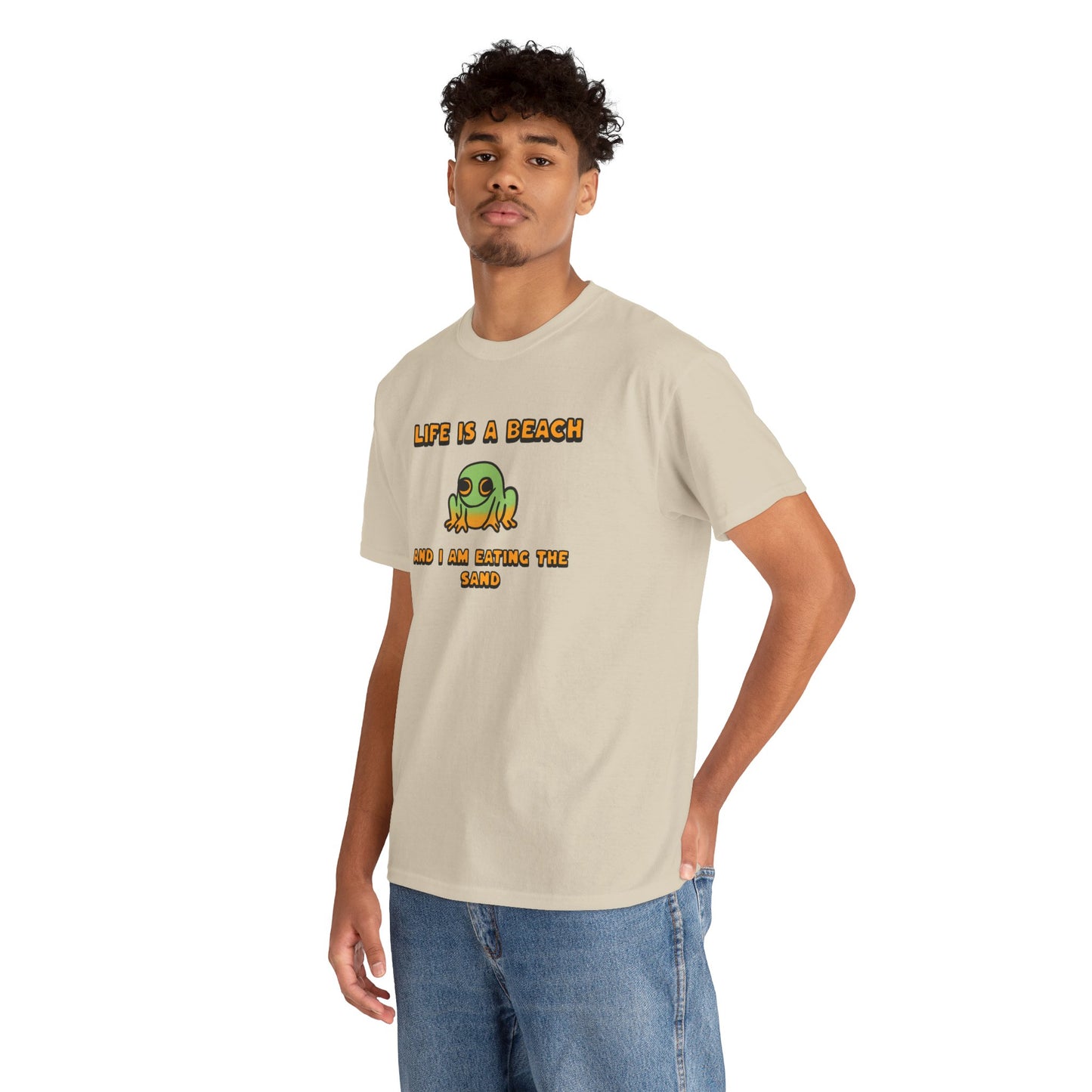 Life is a beach - Frog Tshirt