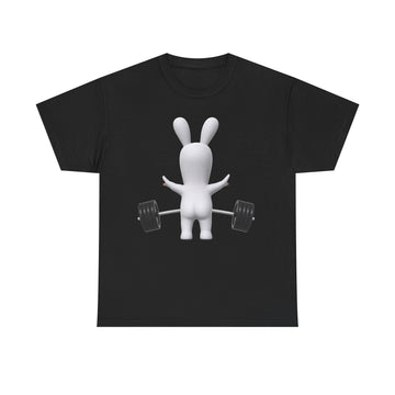 No Hands Bunny Gym Lifting T-Shirt