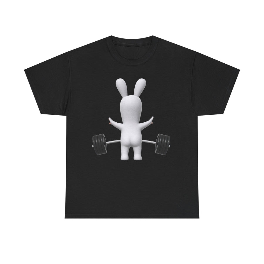 No Hands Bunny Gym Lifting T-Shirt