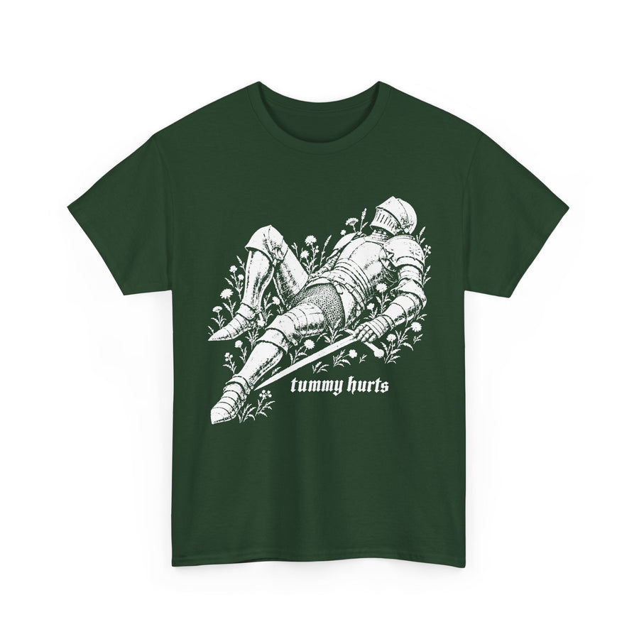 Tummy Hurts Engraved Knight T-Shirt