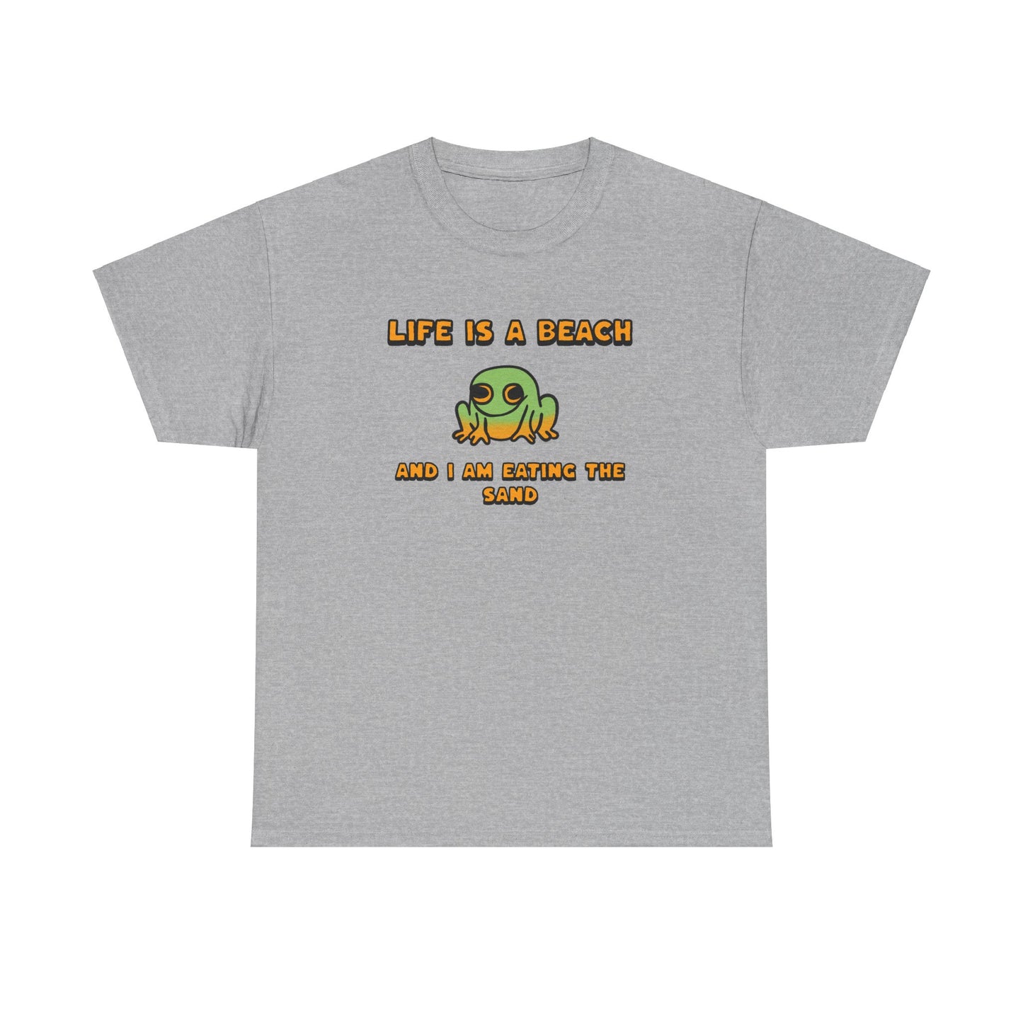 Life is a beach - Frog Tshirt