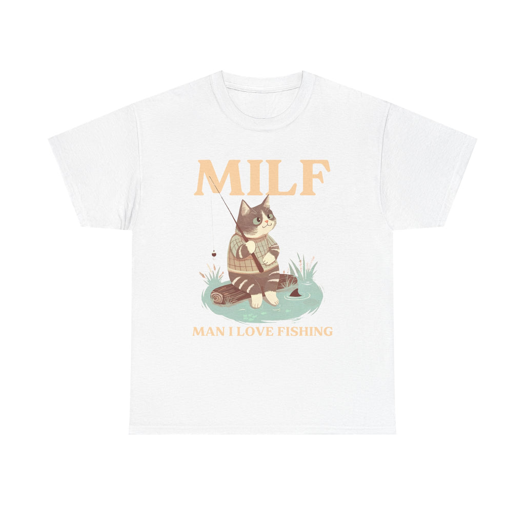 MILF: Man I Love Fishing Cat Shirt