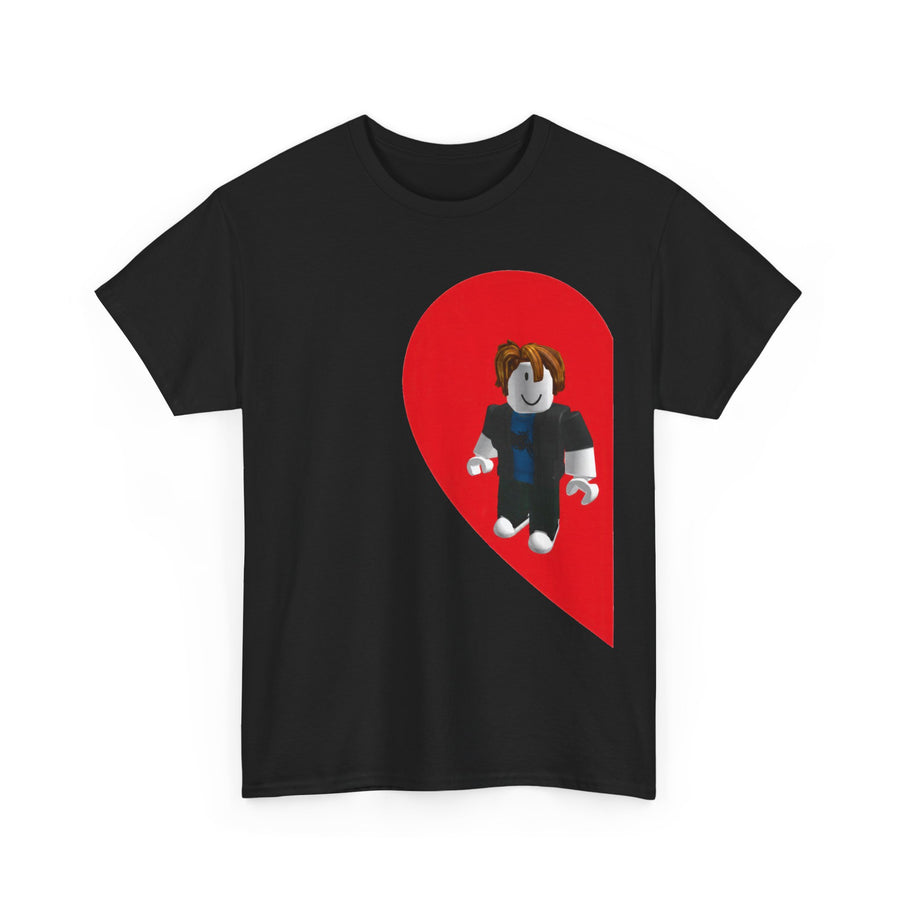 Roblox Guy Half Heart T-Shirt