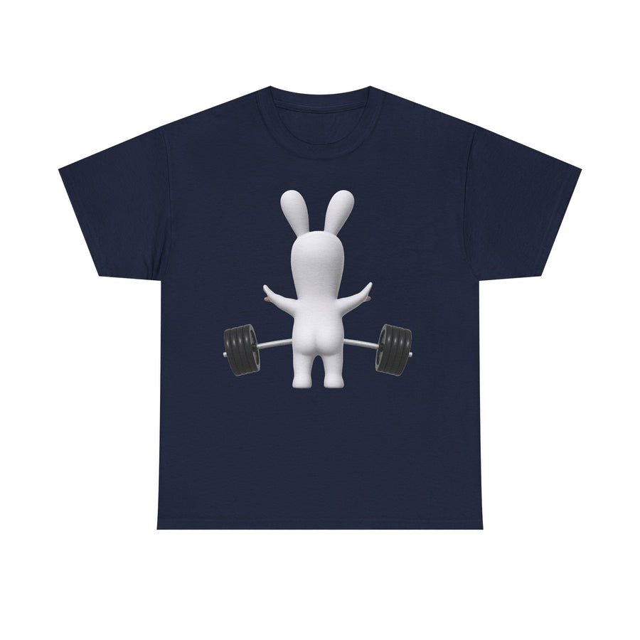 No Hands Bunny Gym Lifting T-Shirt