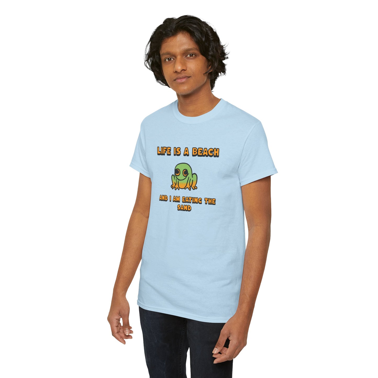 Life is a beach - Frog Tshirt