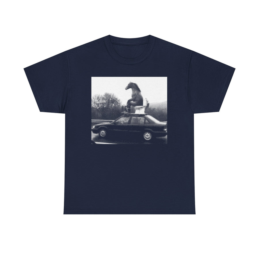 Horse On Car T-Shirt