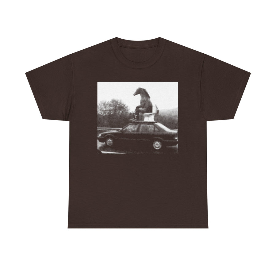 Horse On Car T-Shirt