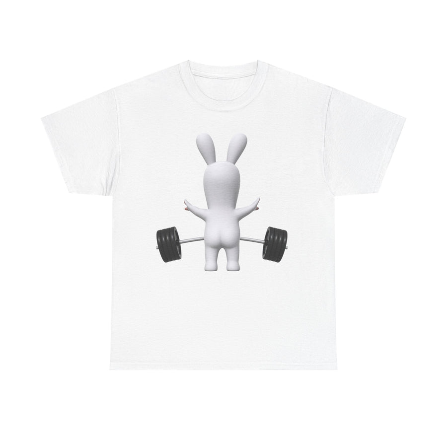 No Hands Bunny Gym Lifting T-Shirt