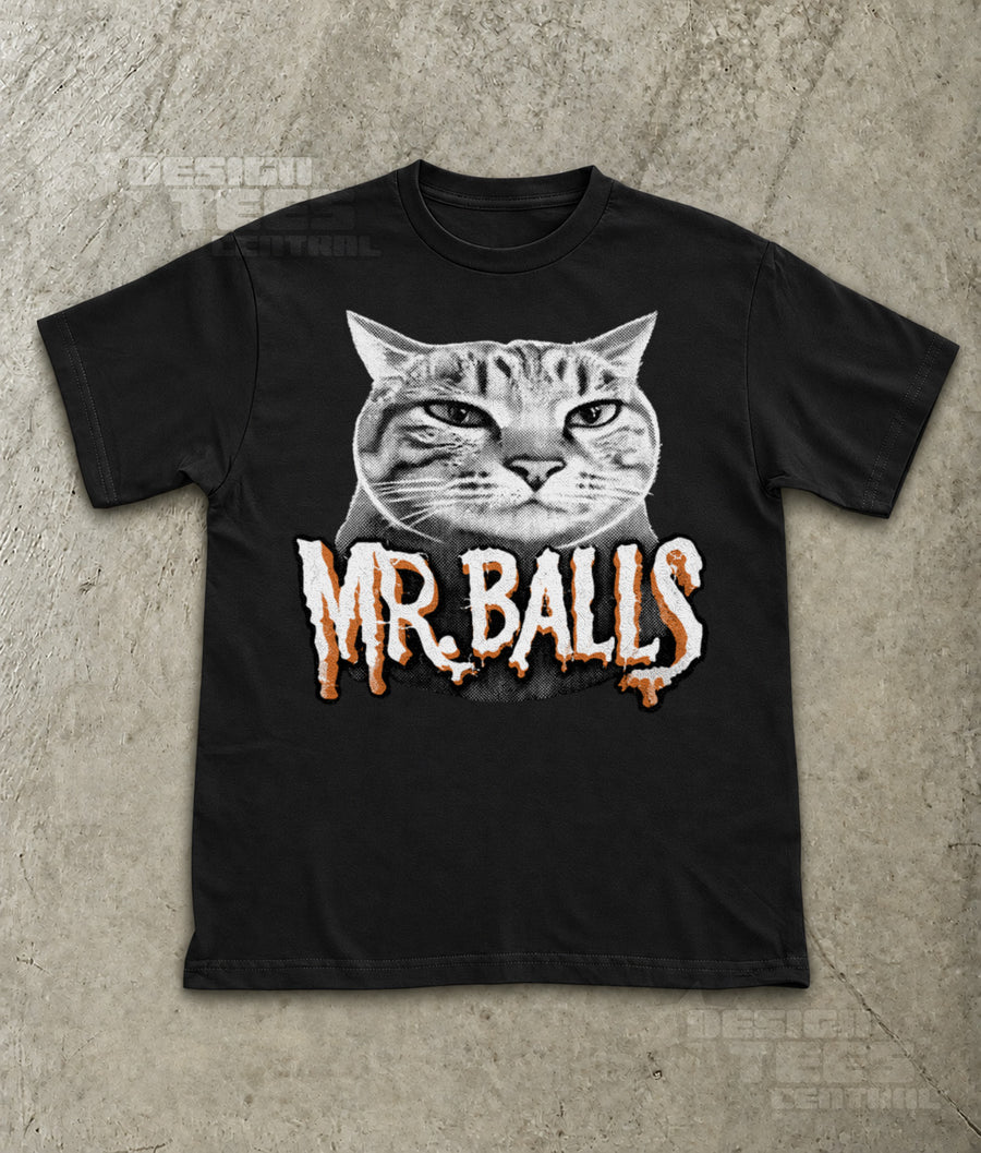 Mr Balls Cat T-Shirt
