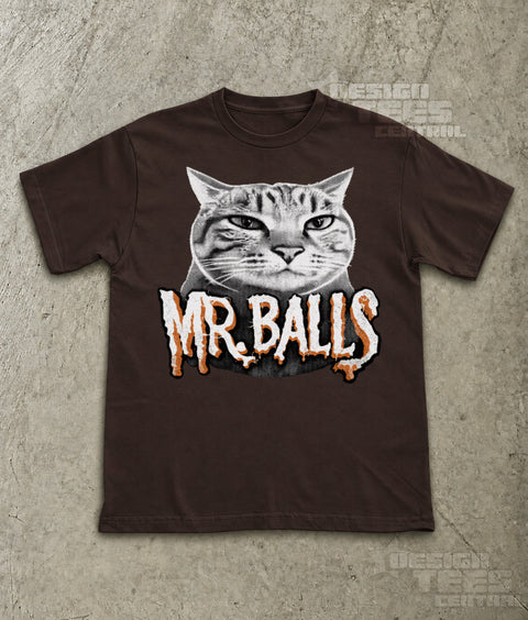 Mr Balls Cat T-Shirt