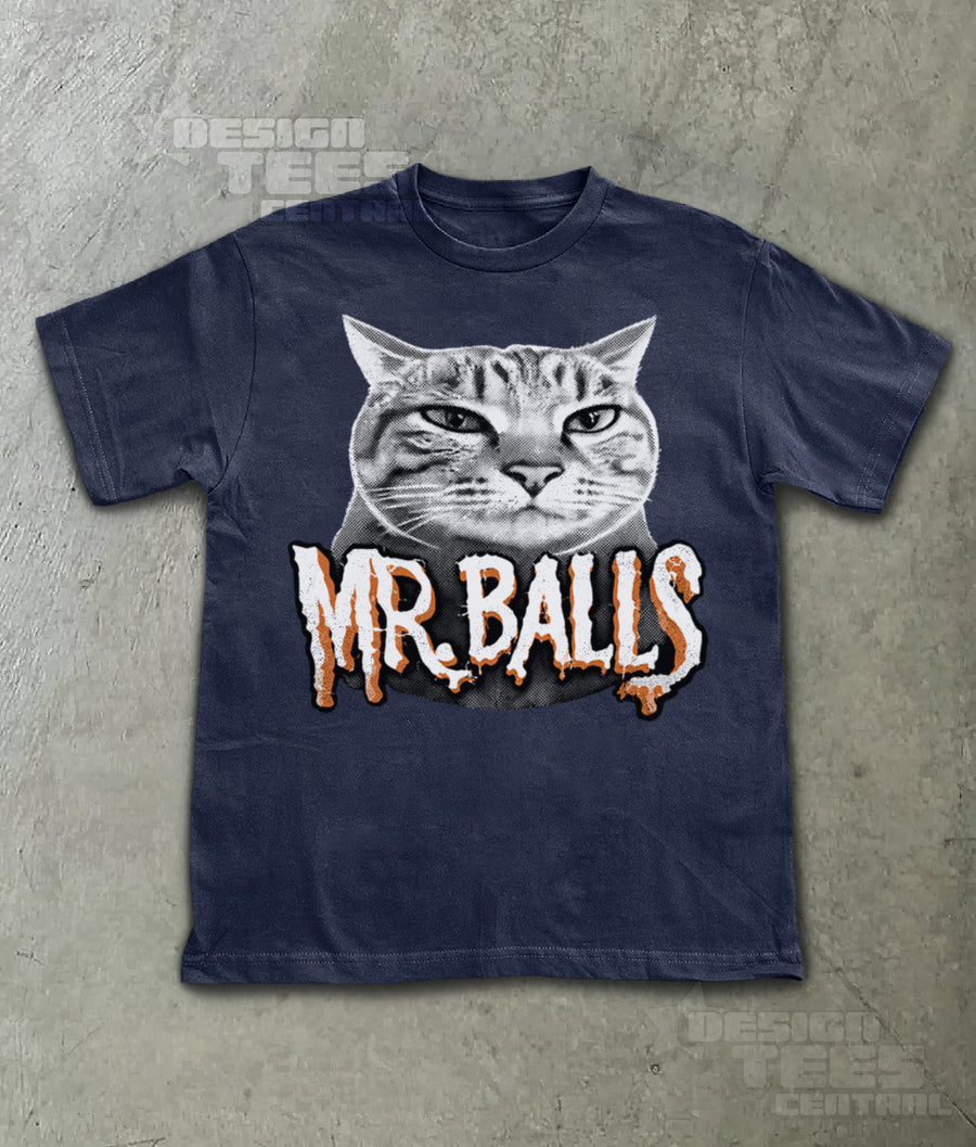 Mr Balls Cat T-Shirt
