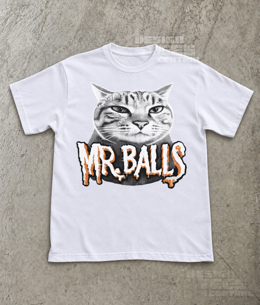 Mr Balls Cat T-Shirt