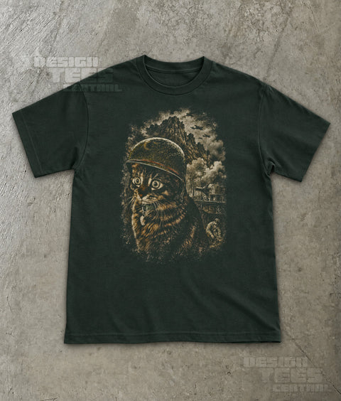 Battlefield Horror Cat T-Shirt