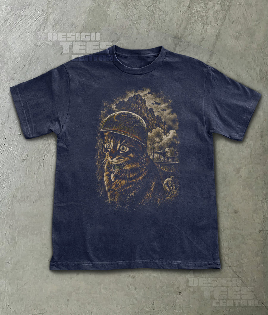 Battlefield Horror Cat T-Shirt