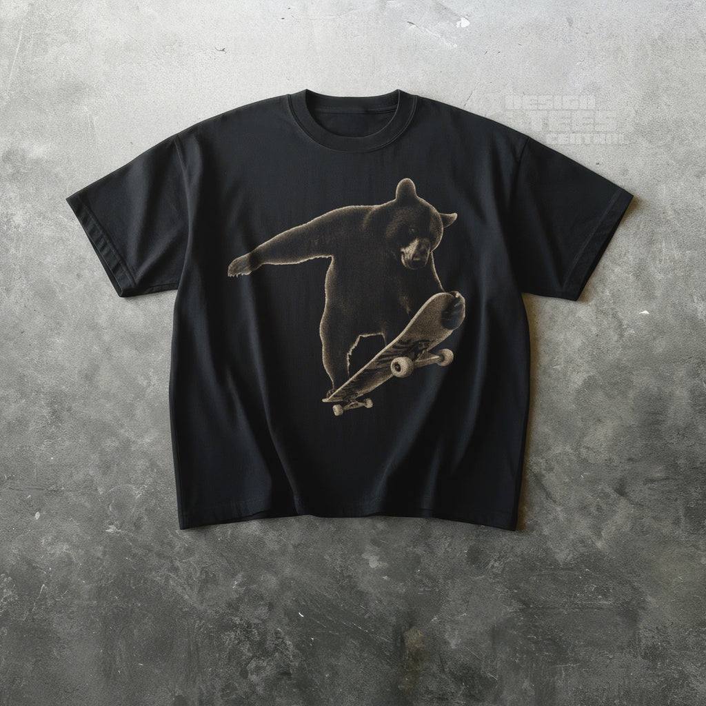 Bear on Skateboard T-shirt