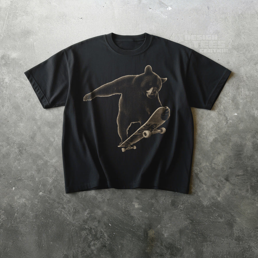 Bear on Skateboard T-shirt