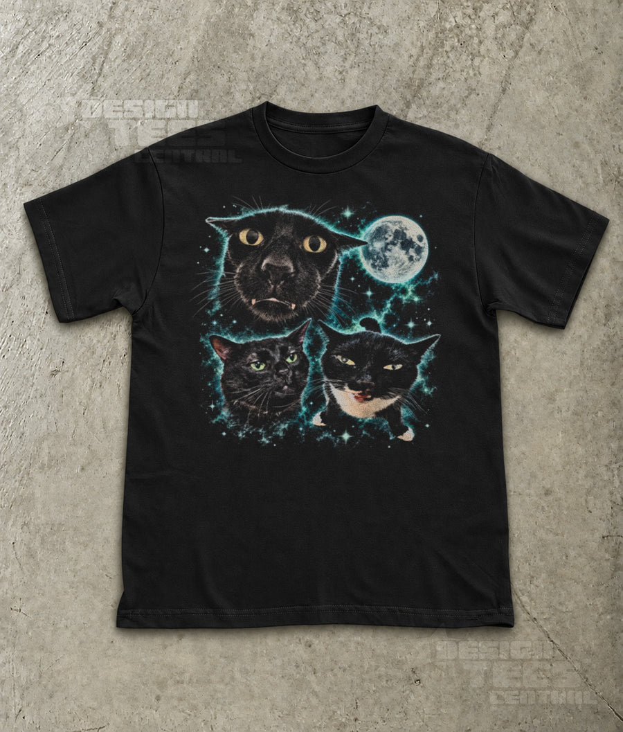 Moon Meme Cats T-Shirt