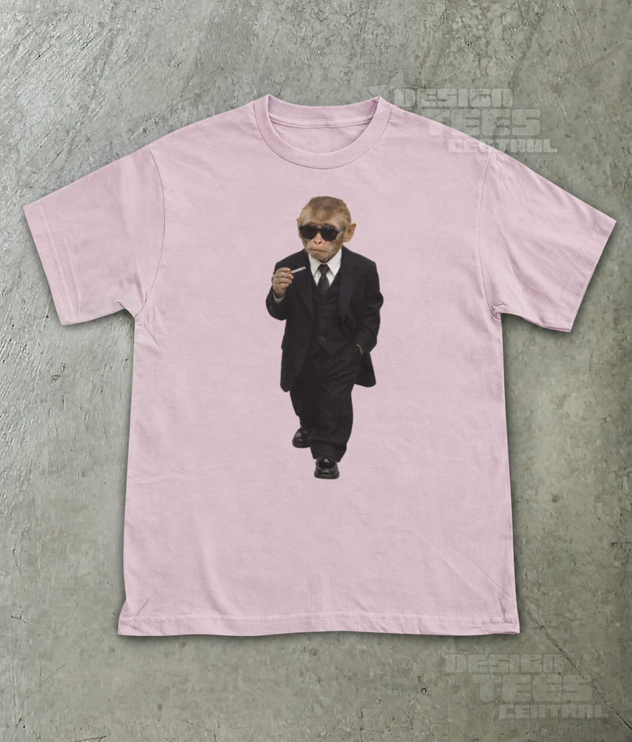 Black Suit Monkey T-Shirt
