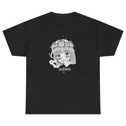 Autism Anime Girl Smoking Tshirt