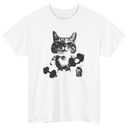 Dumbbell Cat T-Shirt