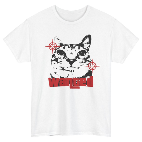 Wanted Cat T-Shirt