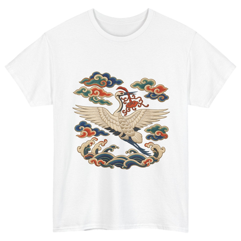 Korean Crane Rank Badge T-Shirt