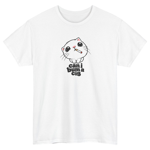 Can I Bum a Cig Kitten T-Shirt