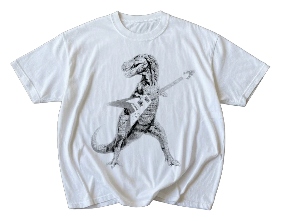 Dinosaur Guitar T-shirt (front)
