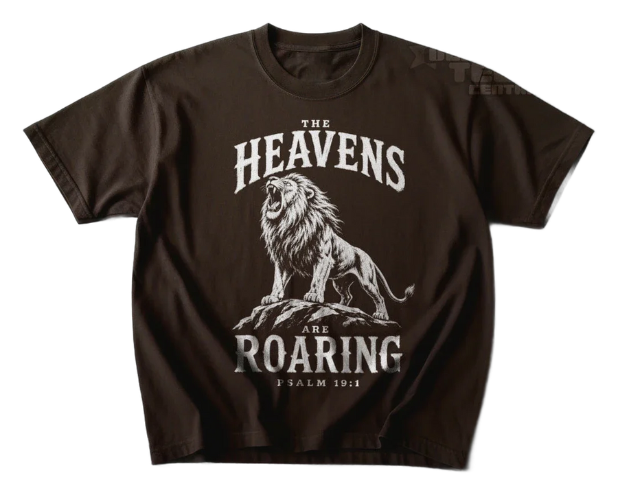 The Heavens Are Roaring T-Shirt (front)