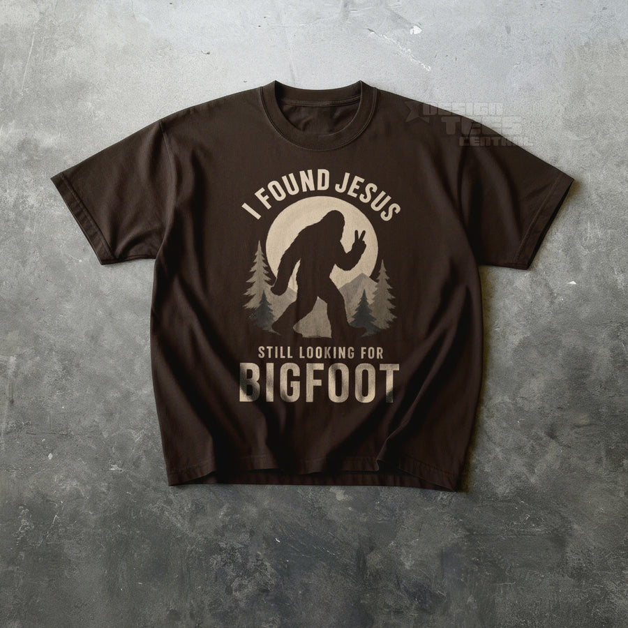 I Found Jesus Bigfoot T-Shirt