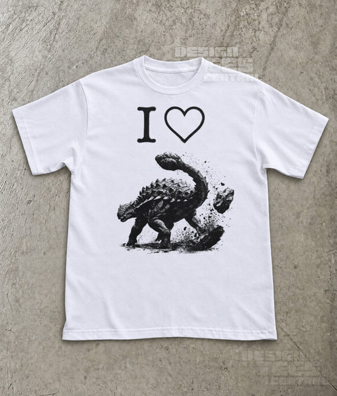 I Love Ankylosaurus T-Shirt