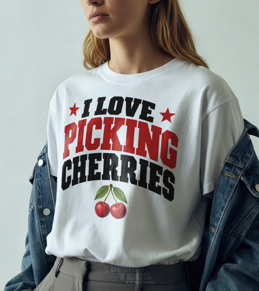 I Love Picking Cherries T-Shirt