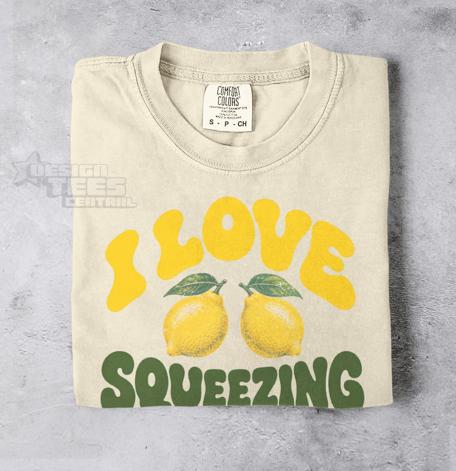 I Love Squeezing Lemons T-Shirt