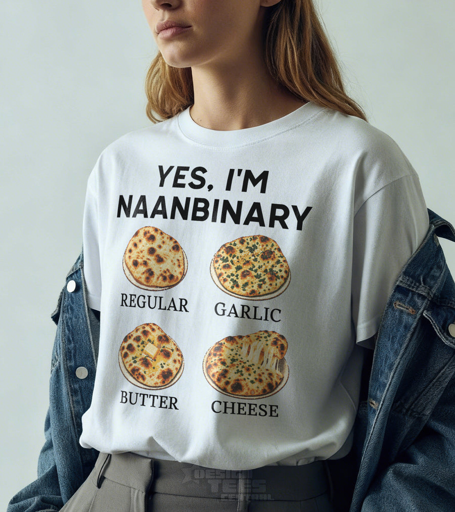 Yes I’m Naanbinary T-Shirt