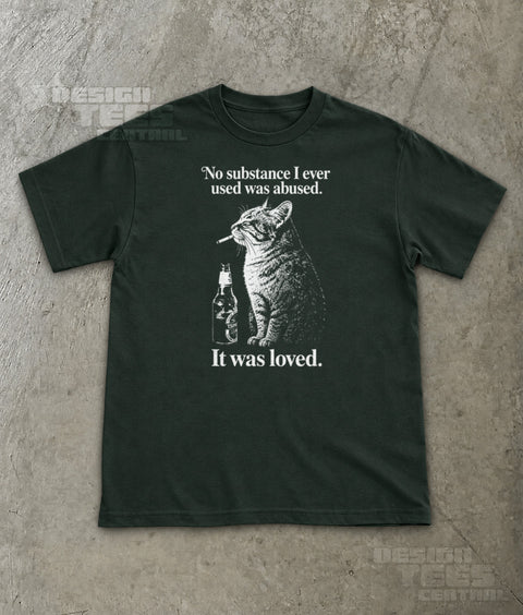 No Substance Cat T-Shirt
