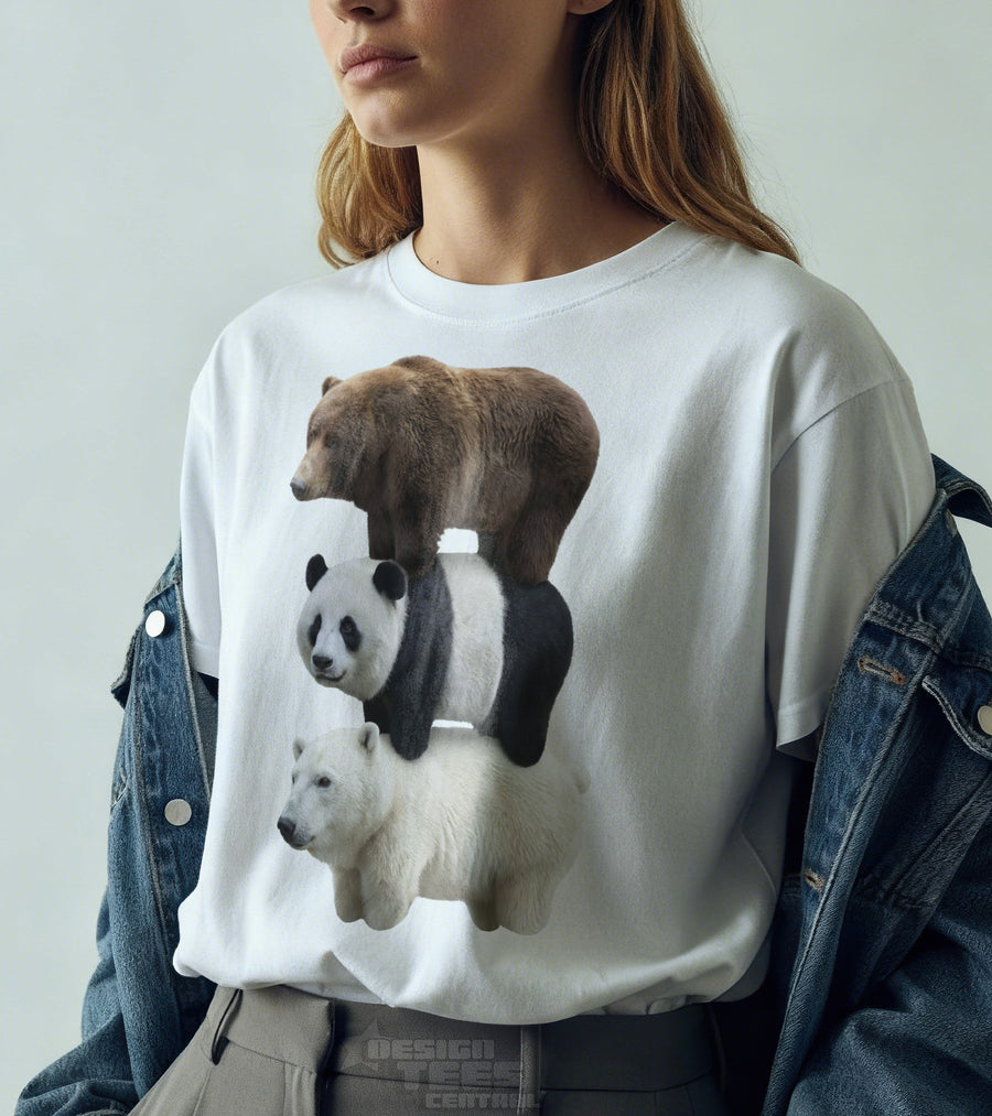We Bare Bears Realistic Tshirt