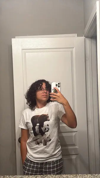 Customer photo of the Stacked Bears Realistic T-Shirt